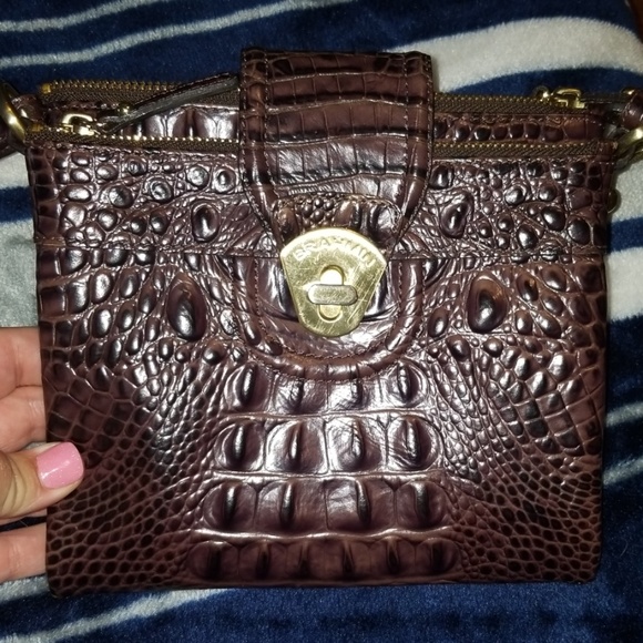 Brahmin Handbags - BRAHMIN faux gator crossbody